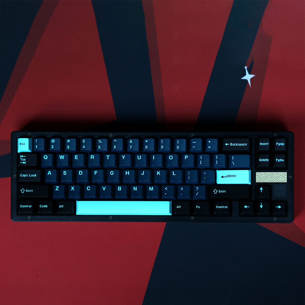 GMK Copy Monster/ Botanical/Blue Samurai 173 Key DOUBLE SHOT Cherry Profile Keycap For Mechanical Gaming Keyboard GMMK Pro