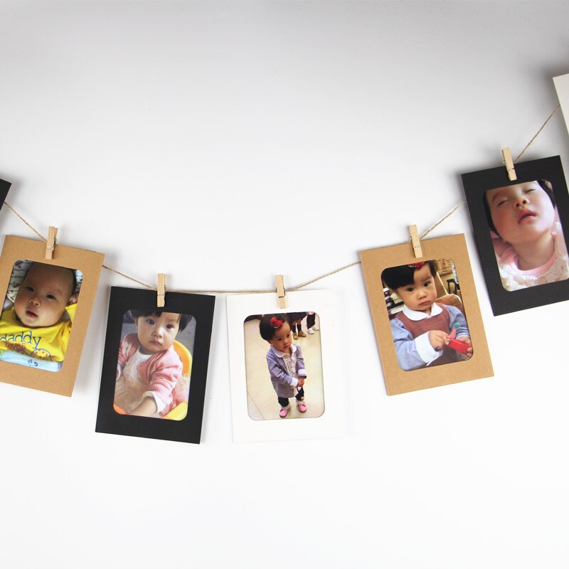 10 Pcs Fotolijst Clip Papier Fotolijst Voor Foto Bruiloft Muur Graduation Decor Fotolijst