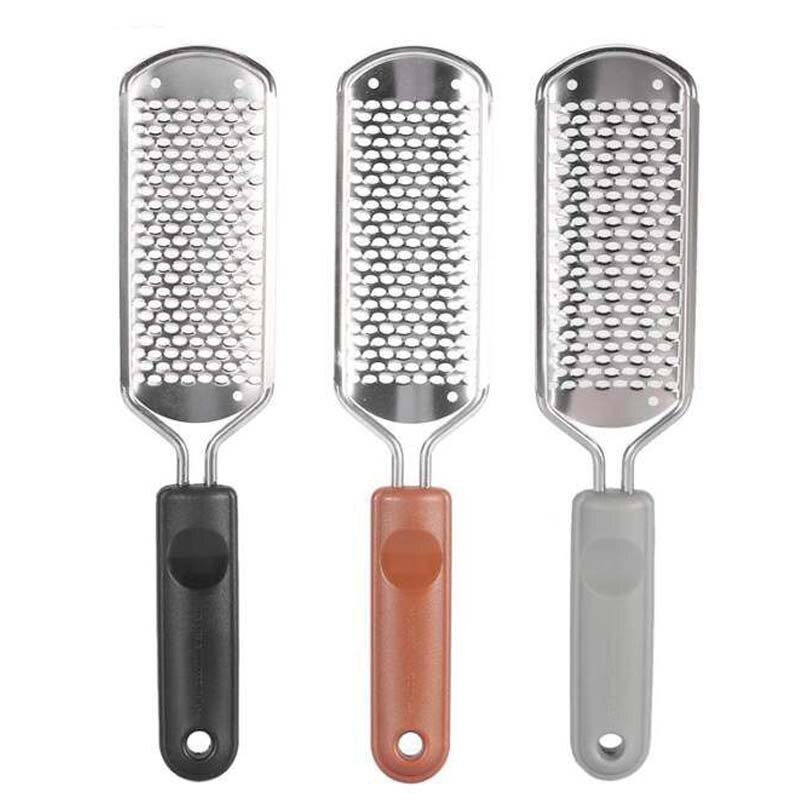 1PC Heel File Grater for The Feet Foot Pedicure Rasp Remover Luxury Stainless Steel Foot Scrub Manicure Nail Tools Foot File