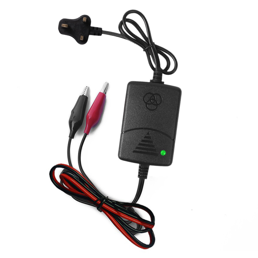 12V auto-acculader 1500MA intelligente reparatielader draagbare acculader voor loodzuuraccu voor 12V auto-motorfiets