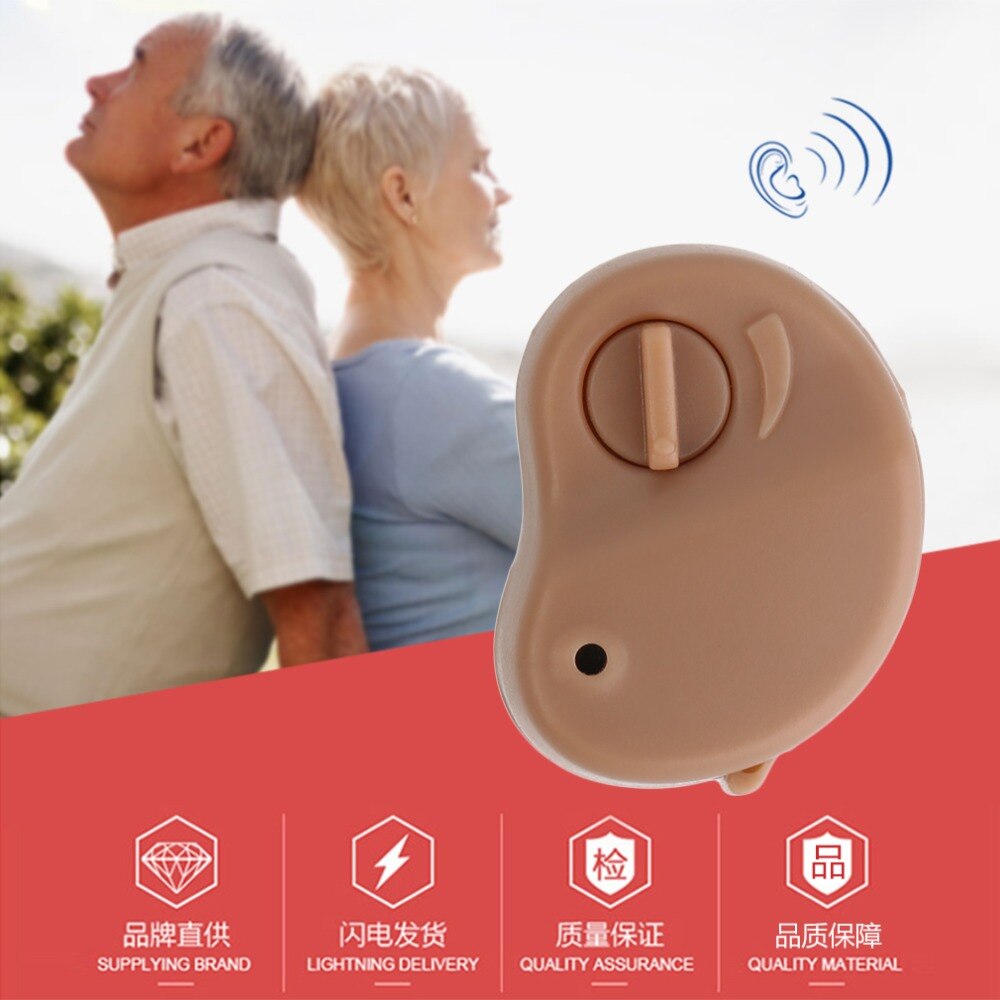 ear care Audiphone Hearing Aid Portable Mini Personal Sound Amplifier Ear Tone Volume Adjustable Hearing Aids Care