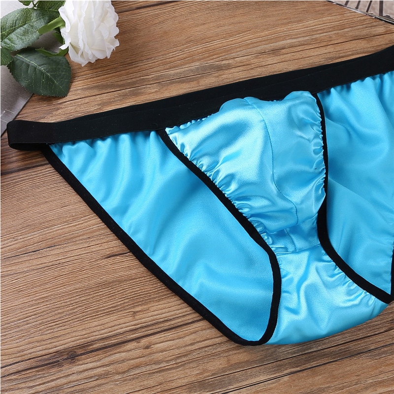 Swimwear Mens Swimming Truck Lingerie Swimsuit Shiny Bikini Briefs Bulge Pouch High Cut Underwear Swimwear Thong Panties