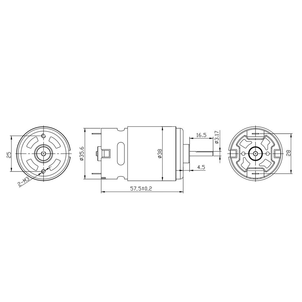 550 35T 2-5S Brushed Motor Parts for 1/10 RC Car Drift Touring Off-road Crawler Redcat HSP HPI Wltoys Kyosho TRAXXAS D110 !