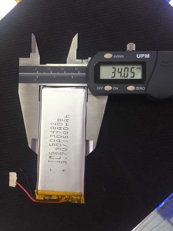 A 3.7V rechargeable batteries game consoles batteries polymer batteries 503482 503480 Rechargeable Li-ion Cell