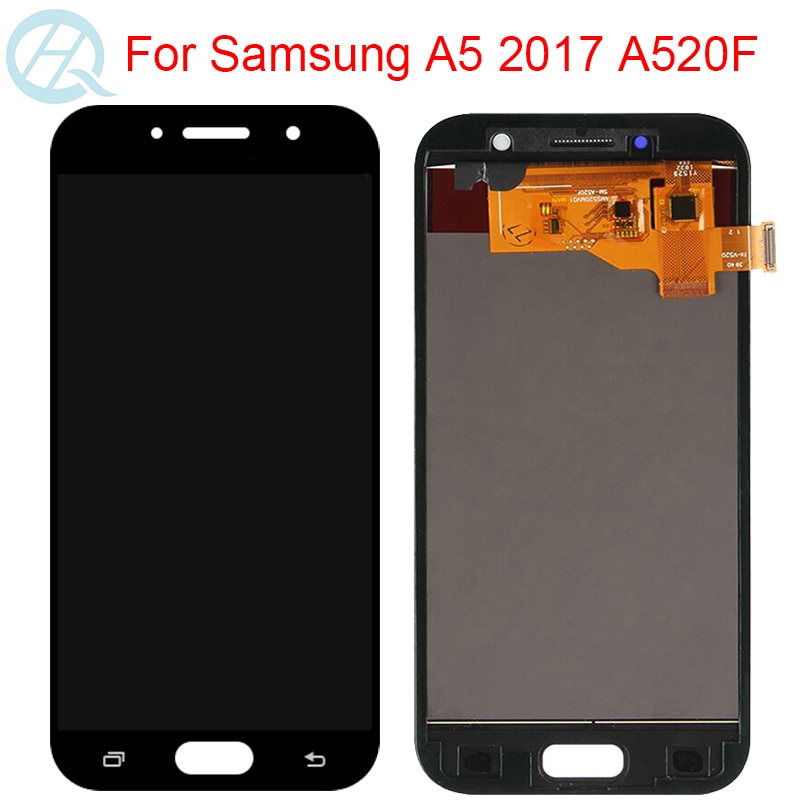 Tft Lcd Voor Samsung Galaxy A5 Lcd Met Frame Touch Screen Montage 5.2 "SM-A520F A520F Touch Panel Display montage