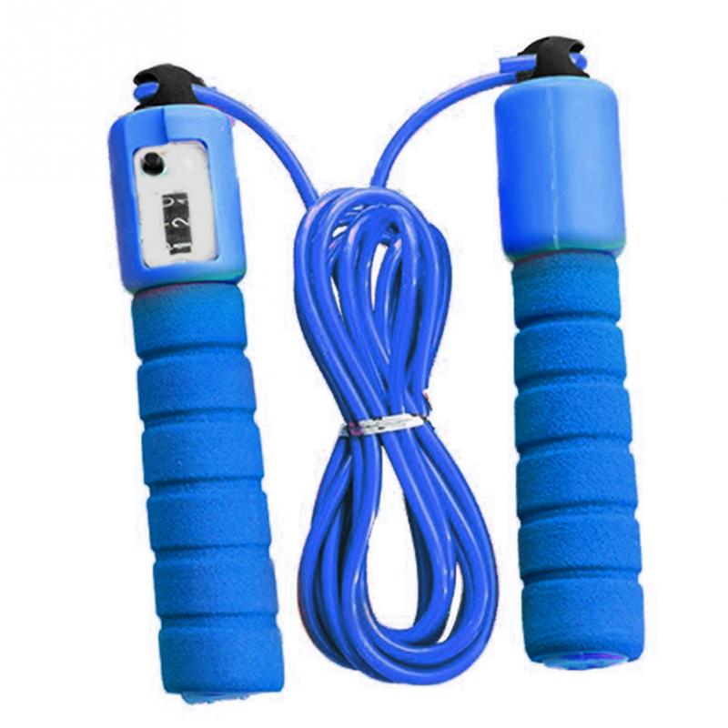 Jump Ropes with Counter Sports Fitness Adjustable Fast Speed Counting Jump Skip Rope Skipping Wire
