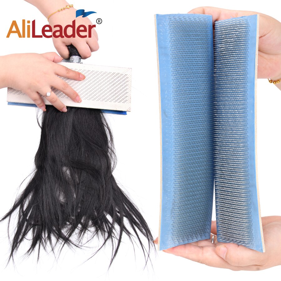 Alileader 2 Teile/paket Haar Verlängerung Zeichnung Matten 27Cm x 9Cm Haar Halfter Zeichnung matt Für Groß Haar Verlängerung werkzeuge Pu Haut Pad