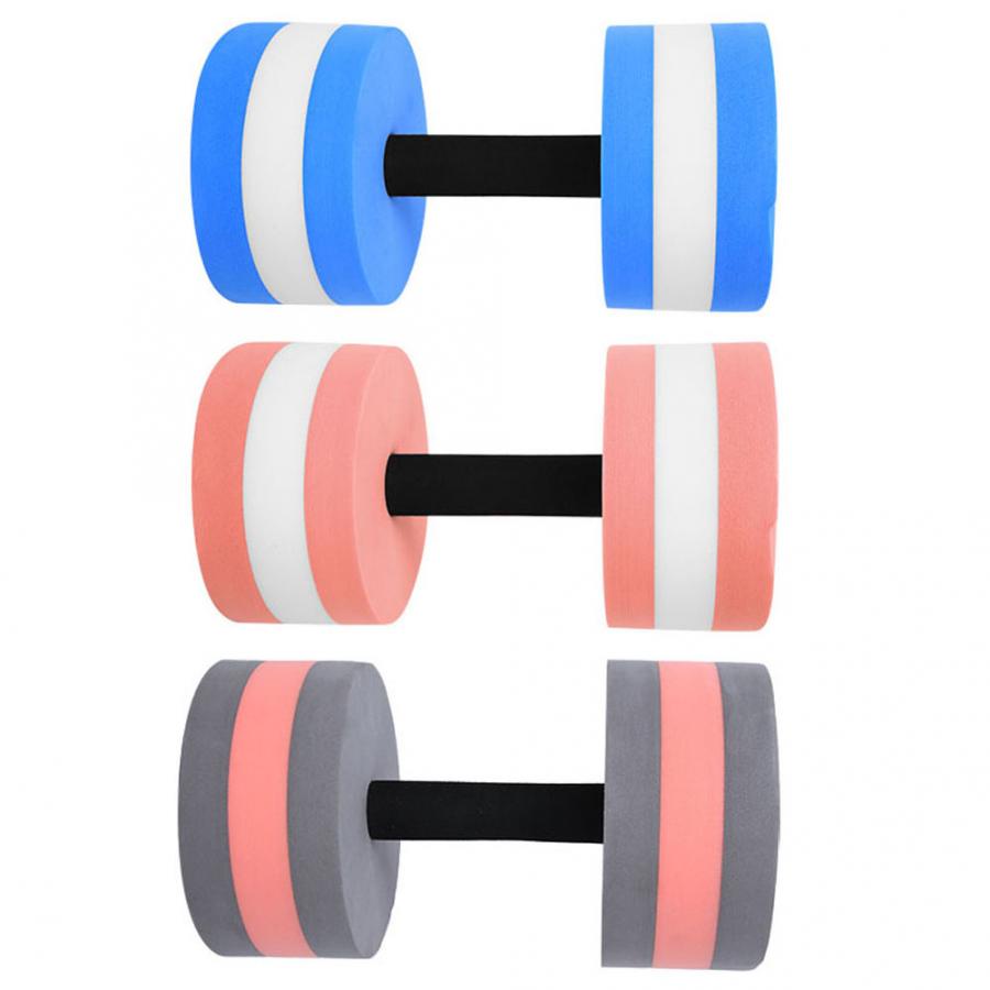 1pc eau mousse flottant haltère piscine eau haltère poids automatique flotteur eau Barbell natation Fitness haltère