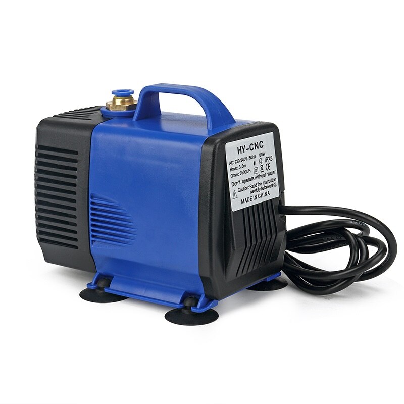 80w 3.5M Water Pump Submersible Pump Spindle Tool Cooling Pump Large Power 80W AC: 220V -240V for Engraving Machine: blue
