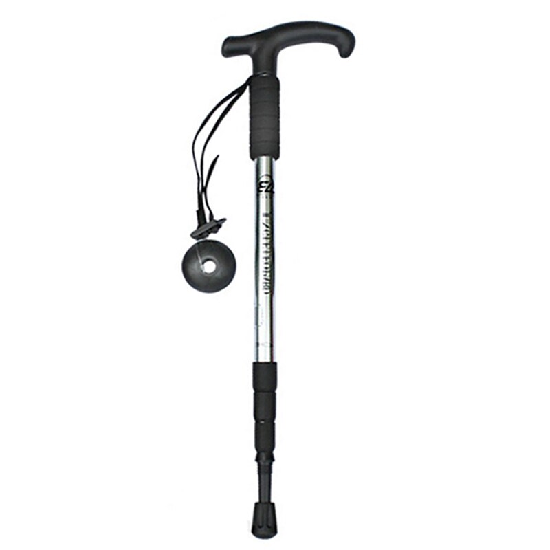 Adjustable Walking Stick for the Elderly Telescopic Crutches for Old Men Women Anti Shock Walking Cane Trekking Pole for Fathers: White