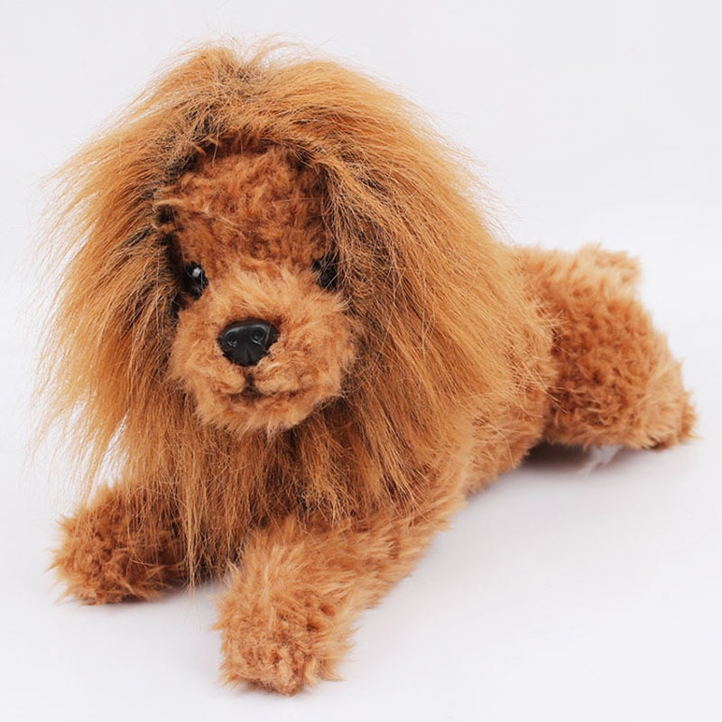 Perruque/oreilles pour grand chien | 4 couleurs, Costume pour animaux domestiques, crinière de Lion, déguisement d'halloween