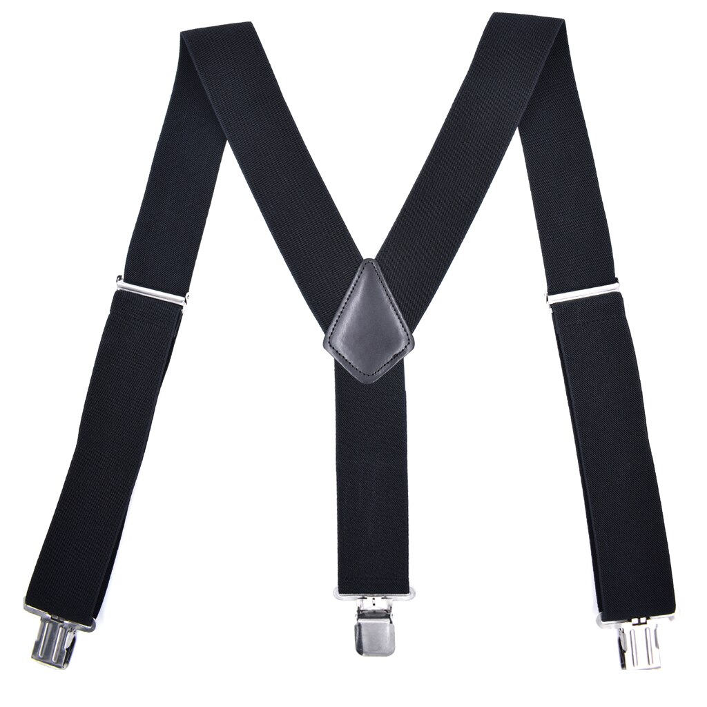 Heavy Duty Suspenders Braces for Men Work Shirt Trousers Pants Suspender Straps Belts Y Back Metal Clips Adjustable Big Tall