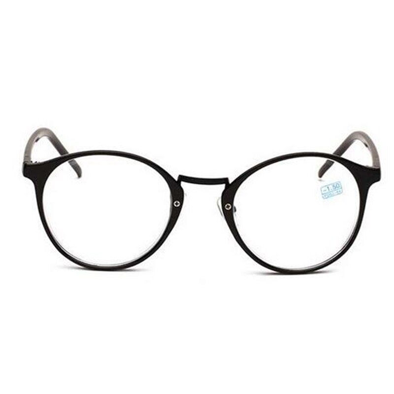 Afgewerkt Bijziendheid Bril Vrouwen Mannen Retro Clear Spiegel Ronde Student Bijziend Brillen-1-1.5-2-2.5 -3-3.5-4.0