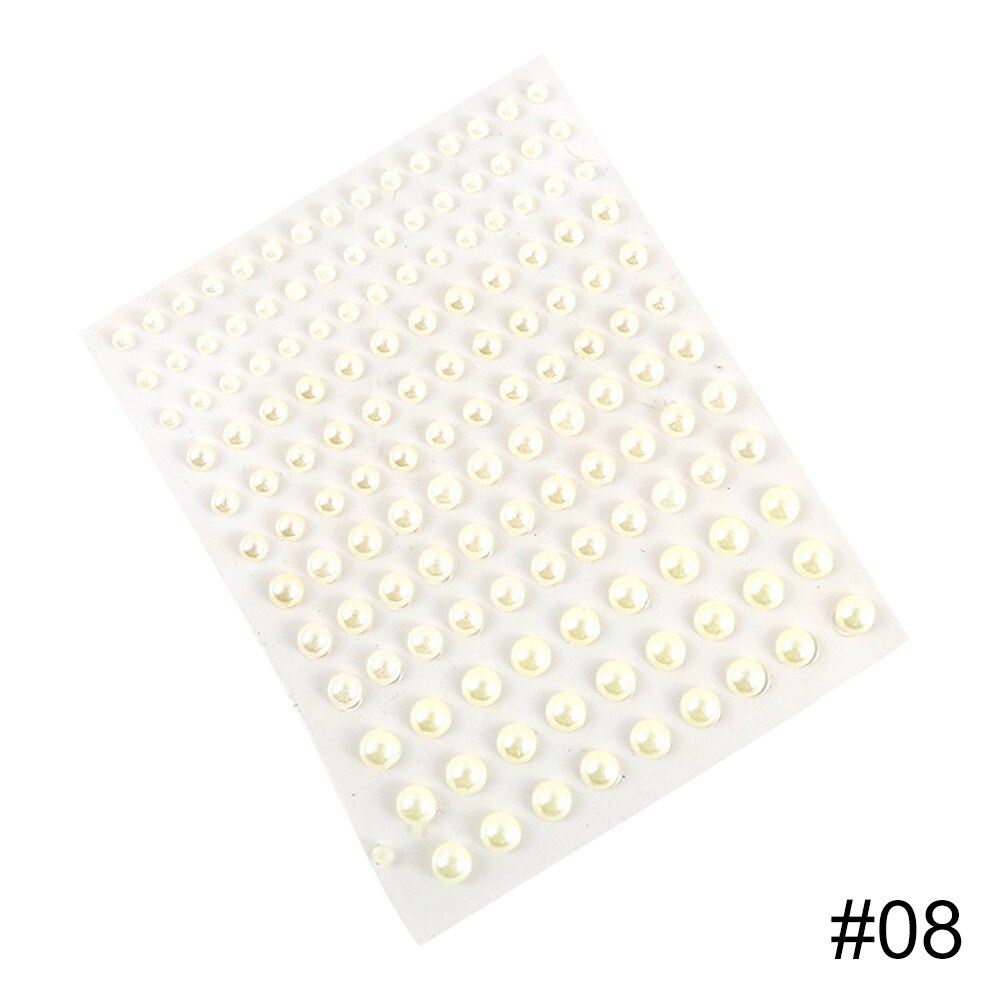 Tatuaje de diamante para mujer, delineador de ojos, sombra de ojos, pegatina facial, joya, maquillaje de ojos de cristal: type08