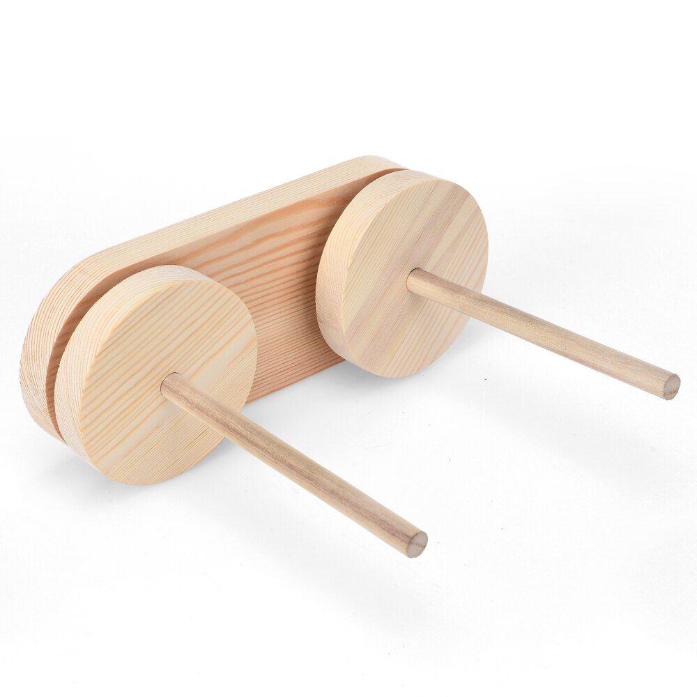 Yarn Holder Solid Wood Bobbin Cupcake Spindle Storage Winder Stand Fiber Crocheting Tool Kit Sewing Thread Big Base