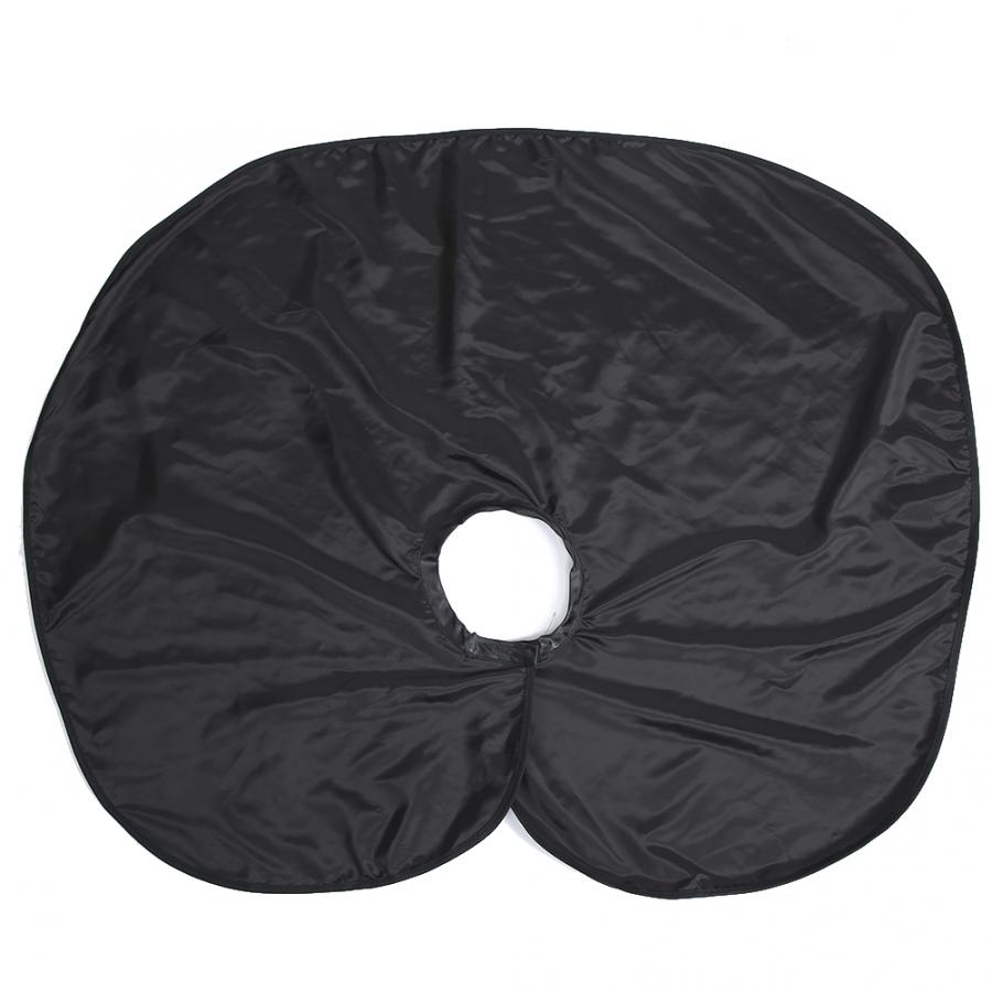 Vattentät frisör sjal frisörsalong frisyr sjal cape hårfärgning frisör smink förkläde tyg redskap för frisör: Svart