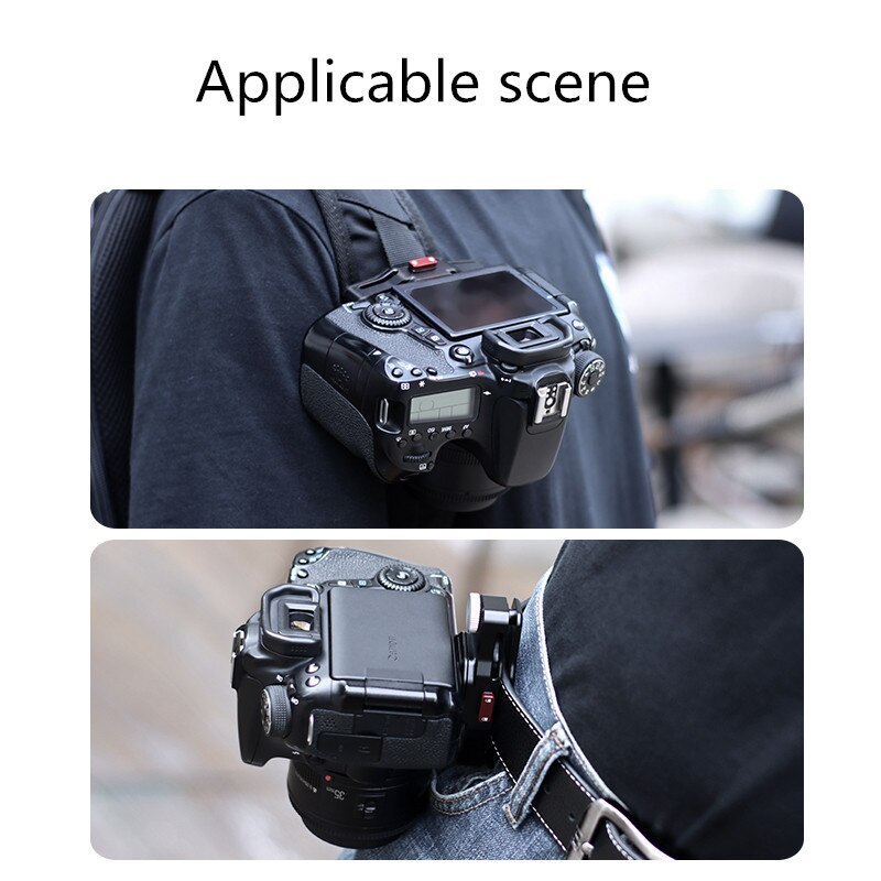 ULANZI Claw Camera Quick Release Mount Slide Lock QR System 1/4 Adapter Compatible for Manfrotto IFOOTAGE Tripod Monopod DSLR