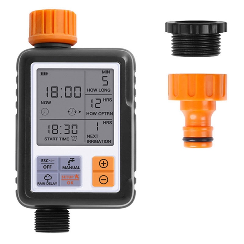 Inteligentny programowalny czasowy wyłącznik przepływu wody zraszacz czasowy kran cyfrowy zegar nawadniania na trawnik ogrodowy