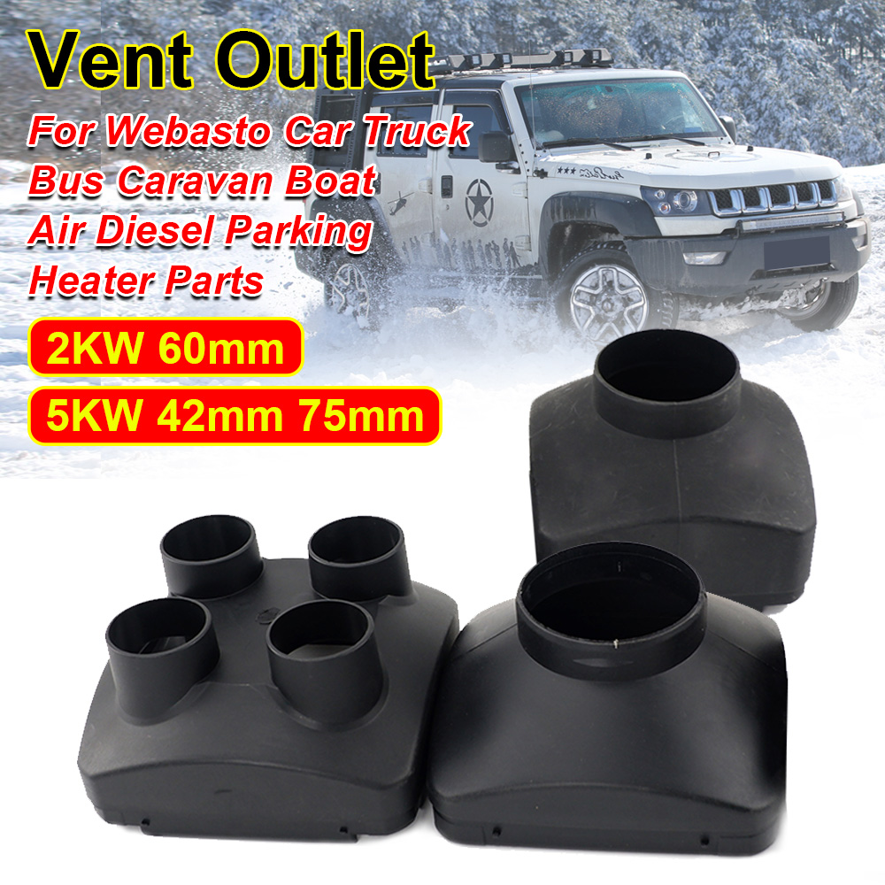 42Mm 60Mm 75Mm Auto Lucht Diesel Parking Heater Onderdelen Uitlaat Ontluchtingsdeksel Voor Webasto Kachels 2kw 5kw Voor Vrachtwagen Bus Caravan Boot
