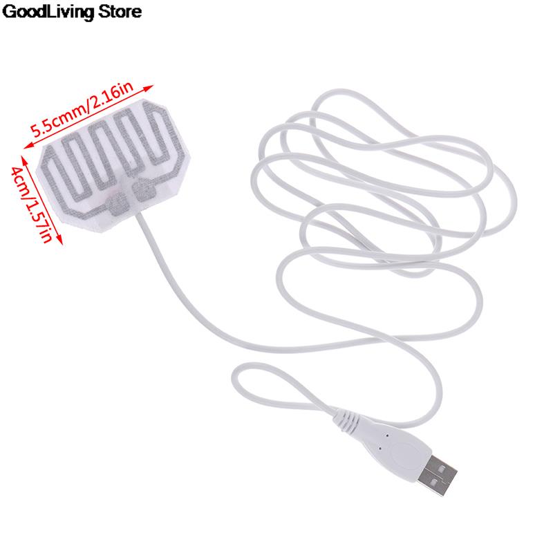 1 stk kulfiber usb 5v vinter udendørs termisk varme luffer varmehandsker pude handsker varme puder elektrisk varmeelement: 2