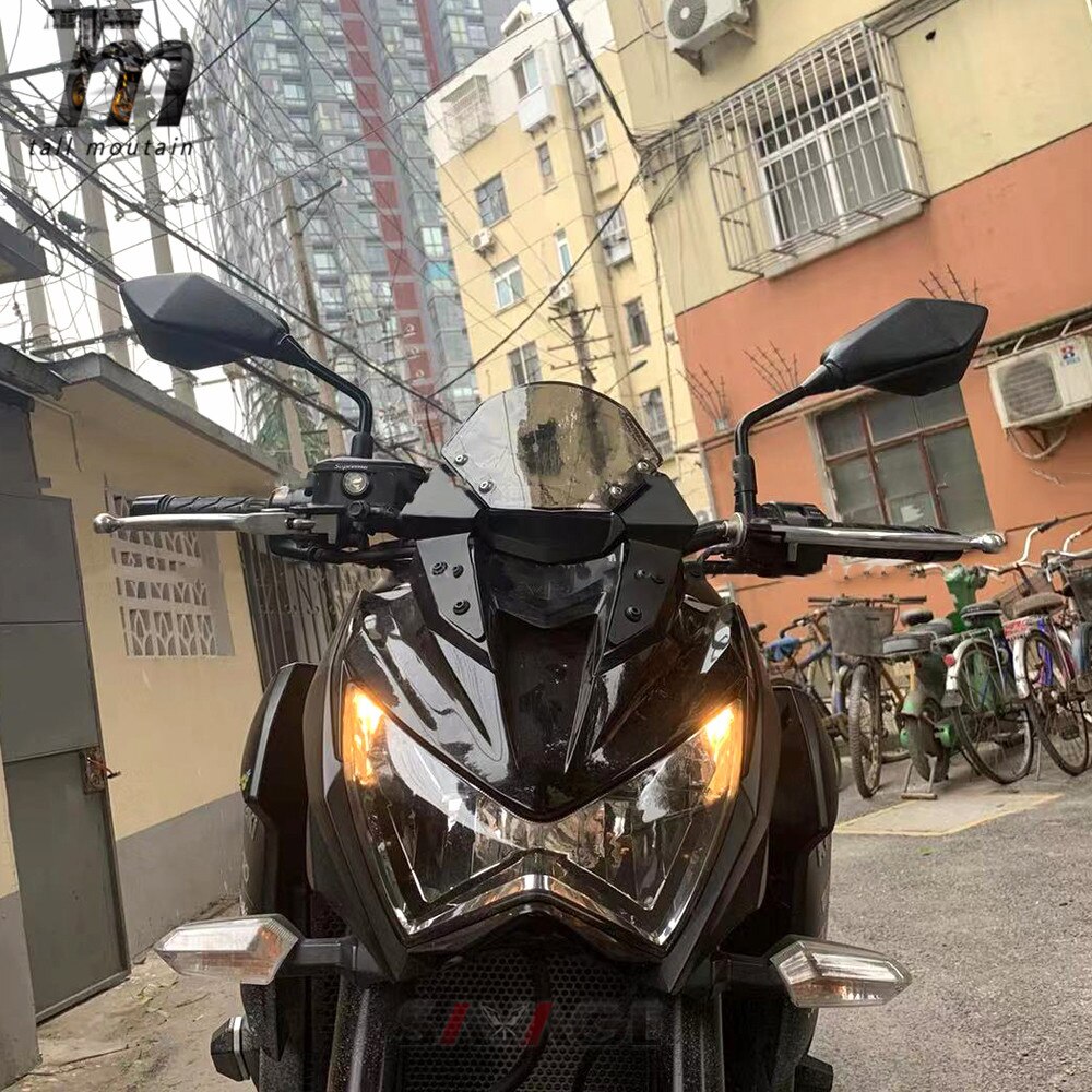For KAWASAKI Z800 Windshield Windscreen Pare-brise Smoke Motorcycle Accessories Wind Deflectors Z 800