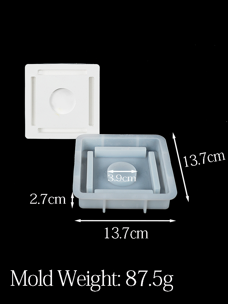 Candelabro de mariposa, molde de silicona de cemento, portavelas artesanal, adorno, molde de yeso, soporte para velas, moldes de resina artesanales, decoración del hogar: Oro