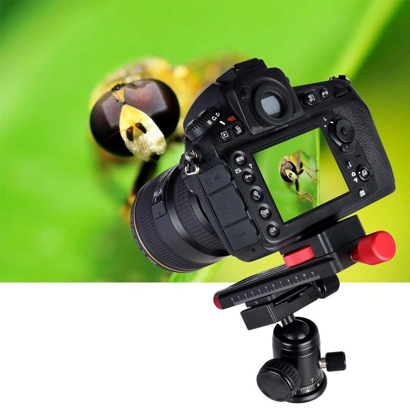 Accessoire Trépied Photo Rail Macro Curseur De Rail De Mise Au Point Macro U00e0 2 Voies Avec Vis De Outil Macro échelle Précise