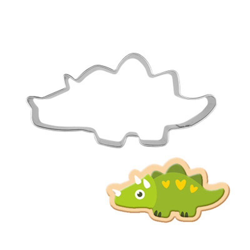 Triceratops Cookie Cutter Fondant Cutter Cake Bakken Dinosaurus Cookie Mold Biscuit Mould Cookie Cortadores De Fondant Printen