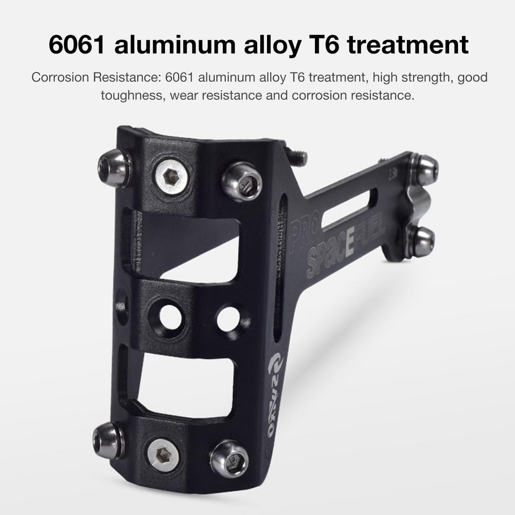 Double Bottle Cage Bottle Cage Installed Behind The Bicycle Saddle Bicycle Seat Cage Can Install CO2 Gas Cylinder Bicycle Saddle