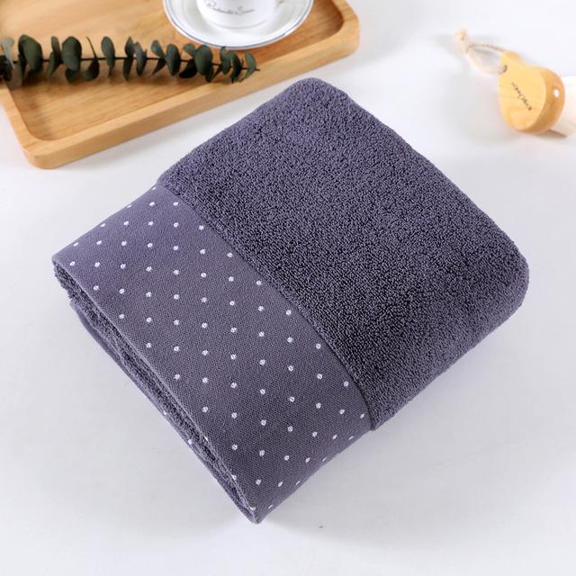 Stort bomuld badehåndklæde tykke håndklæder hjem badeværelse hotel til voksne børn badhanddoek toalha de banho serviette de bain: Mørkegrå / 1 stk 35 x 75cm