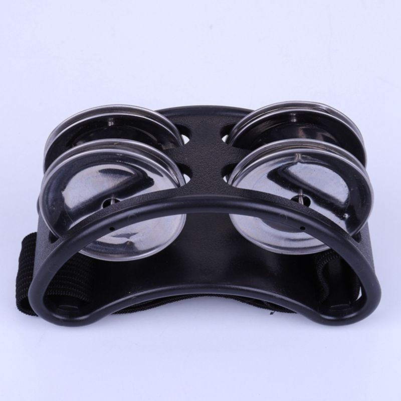 Percussione a tamburo per piedi con jingle in acciaio per Cajon e chitarristi