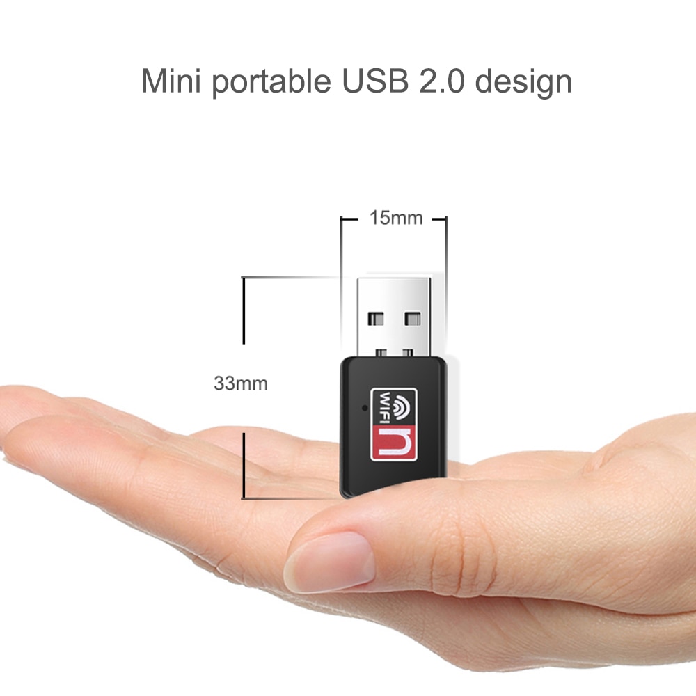 KEBETEME Mini 150Mbps MT7601 USB Wifi Wireless Adapter 802.11 B/G/N Network Card LAN Dongle