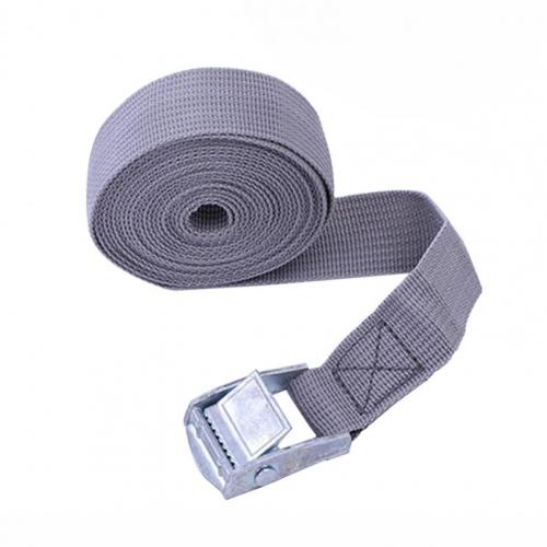 100CM Cargo Strap High Strength Wear-resistant Portable 250 Lbs Cargo Tie Down Cam Strap for Car: Grey
