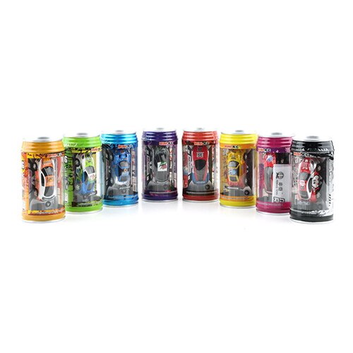 1Pc Coke Can Mini Speed RC Radio Remote Control Micro Racing Car Toy