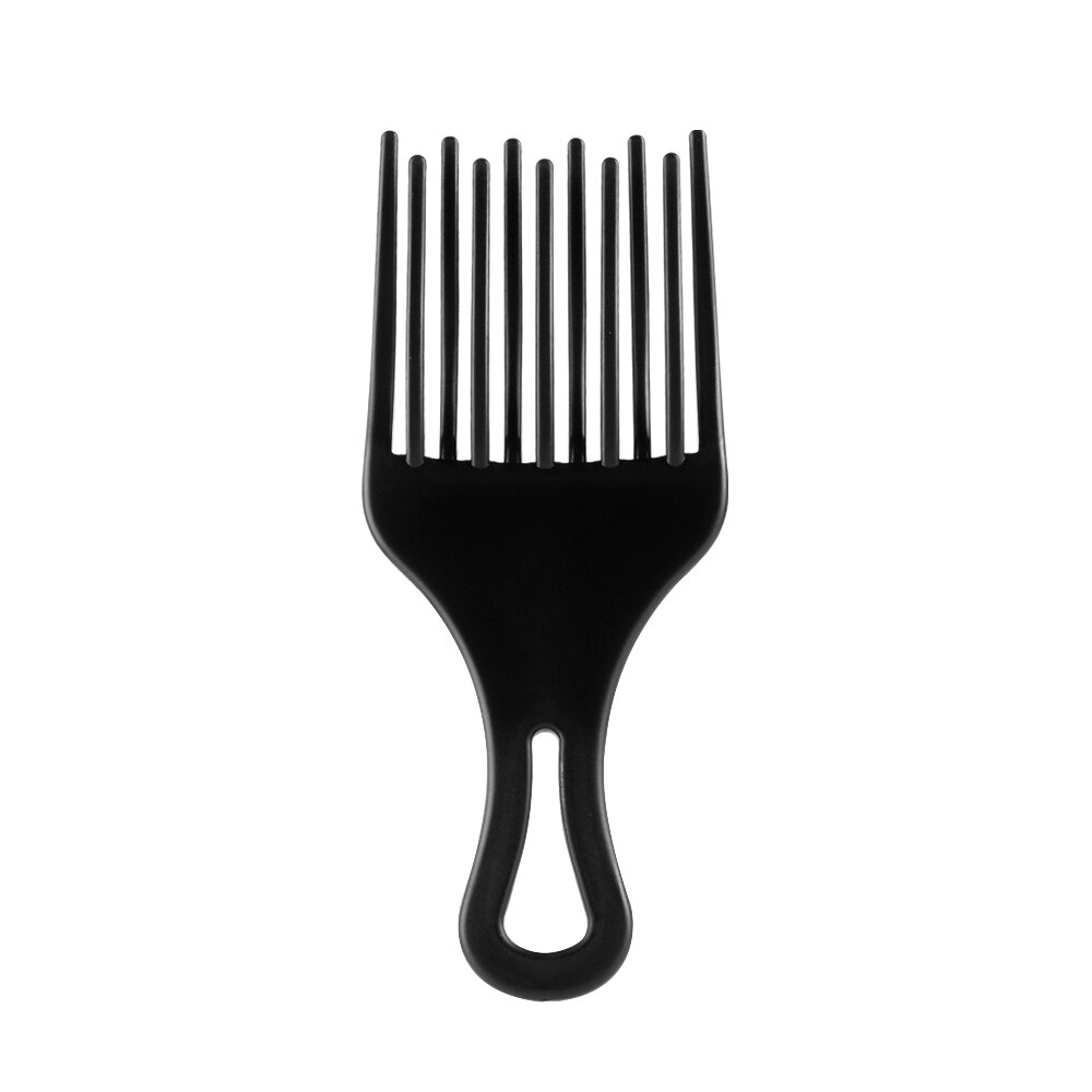 1pc afro hår indsæt vælg stor kam tand kam hår gaffel plast krøllet hår børste høj &amp; lavt gear værktøj til hårstyling: 1