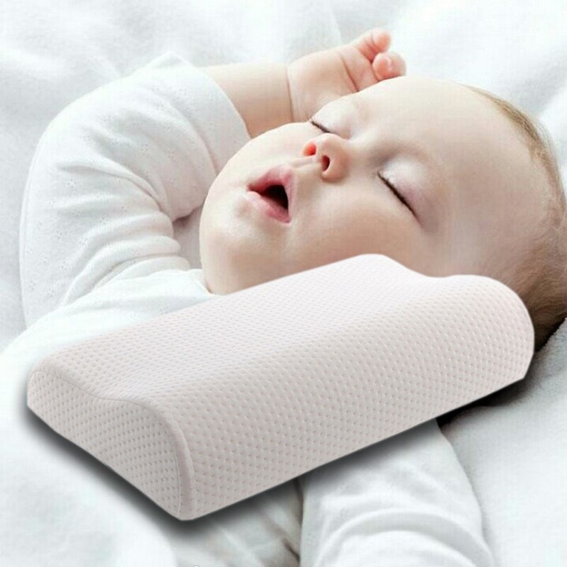 Memory Foam Gezonde Bamboevezel Kindje Kussen Orthopedische Cervicale Anti Mijt Kind Nekkussen Voor Kinderen Slapen 40x2 5/50x30cm: Pale Yellow Babysbre / 50x30cm for Children