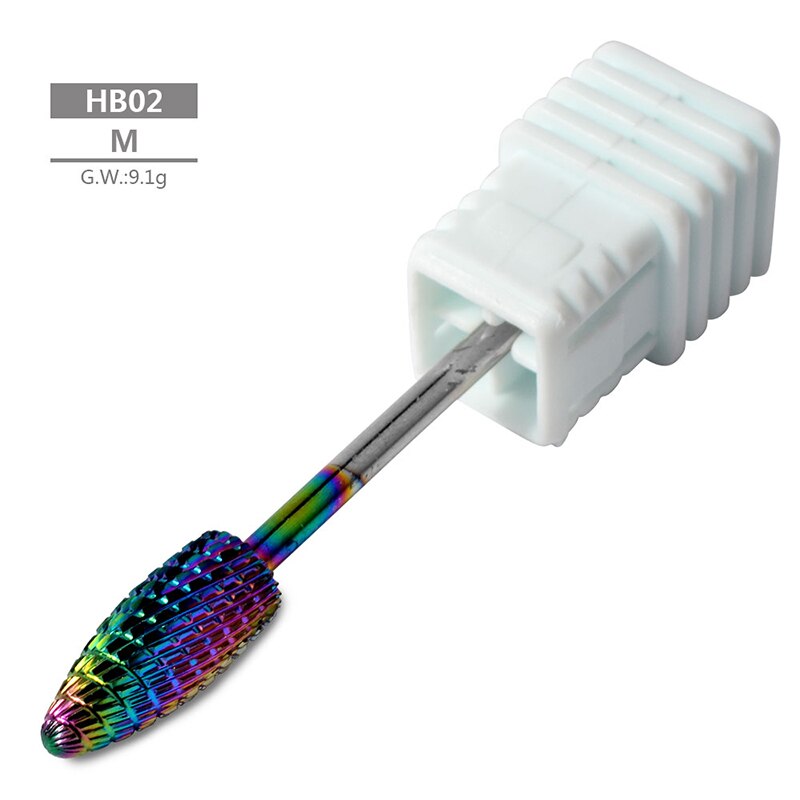 Lijadora de puntas de carburo de tungsteno para uñas, Lima eléctrica para uñas, limas y pedicura, accesorios para uñas, limas: HB02