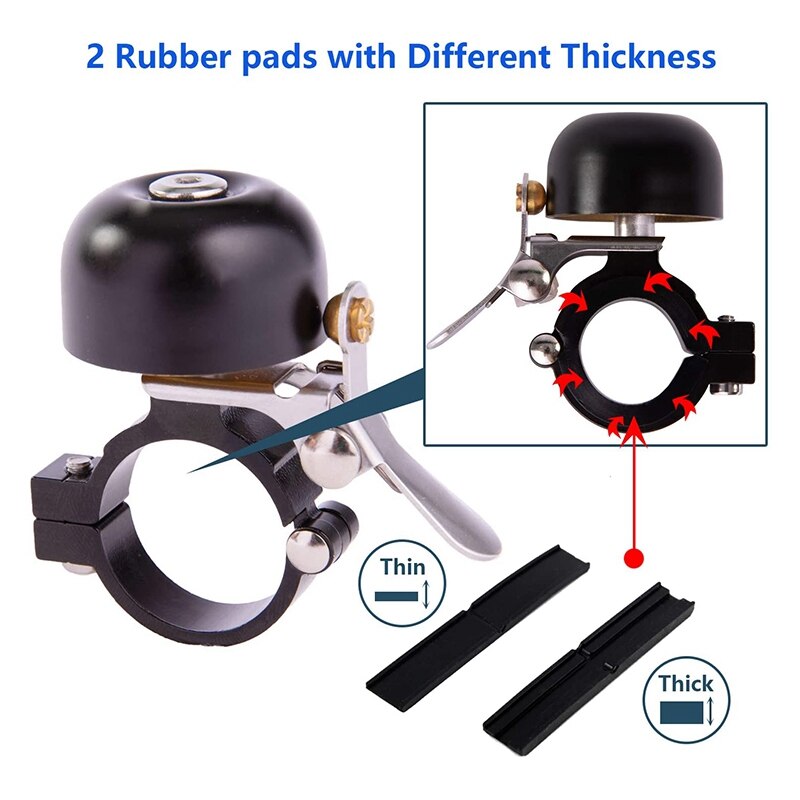 Bike Bell, Verstelbare Fietsbel Heldere Duidelijke Luid Geluid, Voor Racefiets Mountainbike Hoorn Fietsen Accessoires