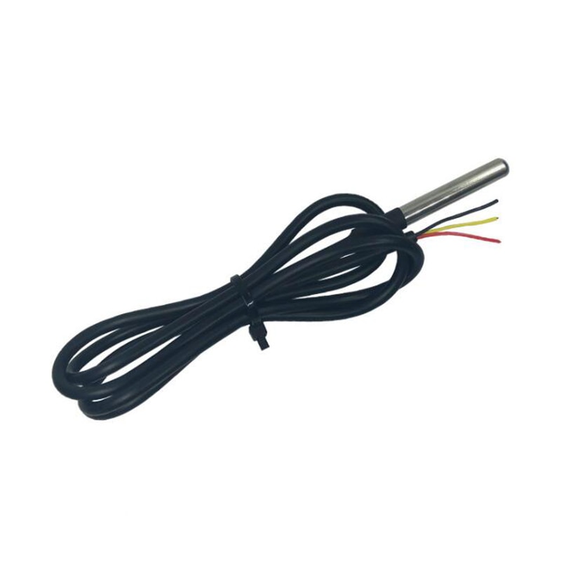 DS18b20 Temperature Sensor, 5 15 20 10pcs/lot DS18b20 Waterproof Temperature Sensor With Stainless Steel Probe Temperature Tool
