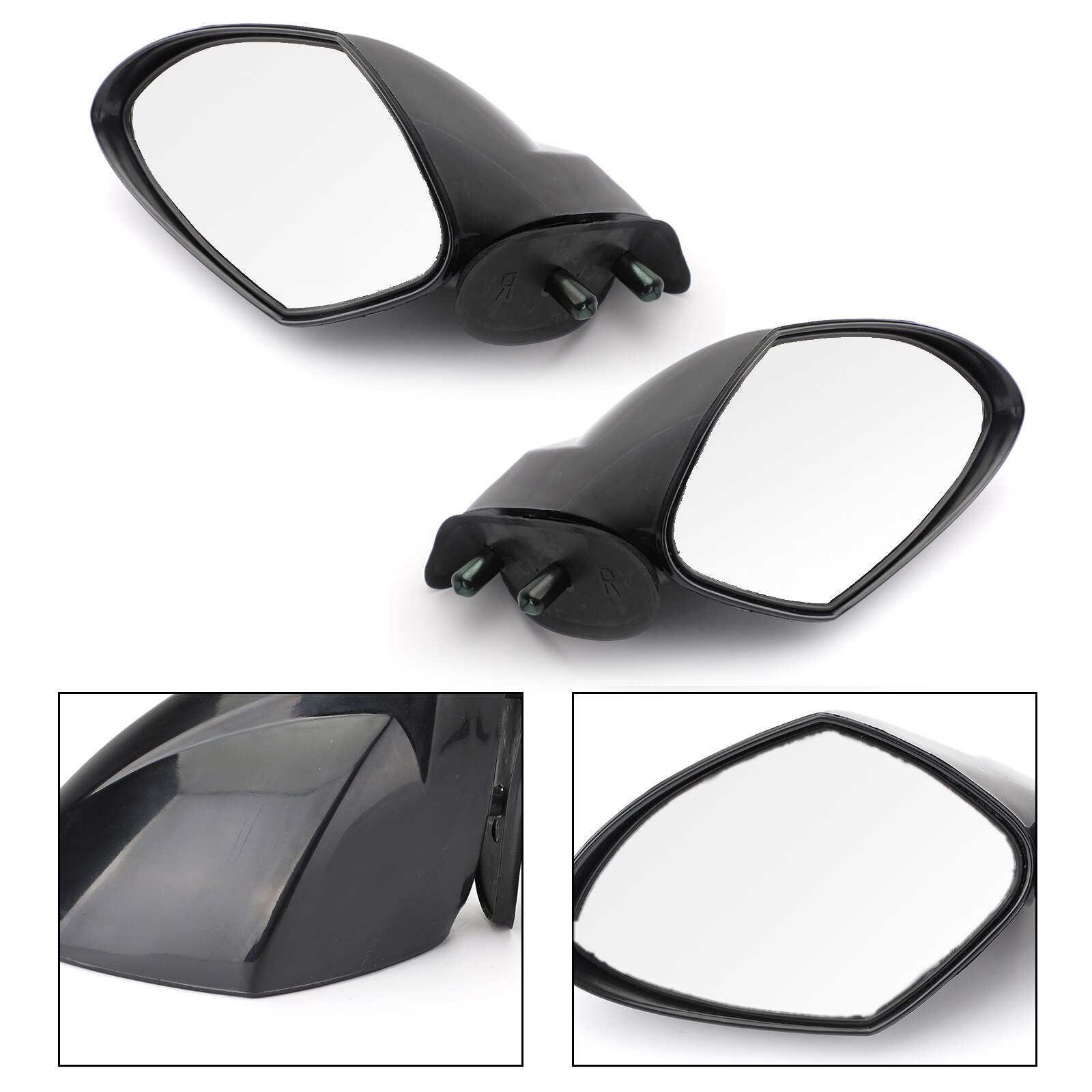 Artudatech retrovisor espejos laterales par para Yamaha motos de VX VXR V1 VXS crucero Deluxe Deporte 2005 VX 110
