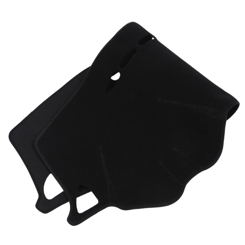 Dashboardhoes voor mitsubishi lancer ex dashmat dashmat zonneschermhoes tapijt auto accessoires (zwart)