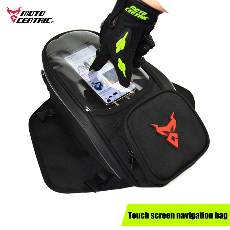 MOTOCENTRIC Motorbike Tank Bag Waterpoof Large Capacity Motorcycle Oil Fuel Pack Riding GPS/Phone Navigation Oil Tank Bag