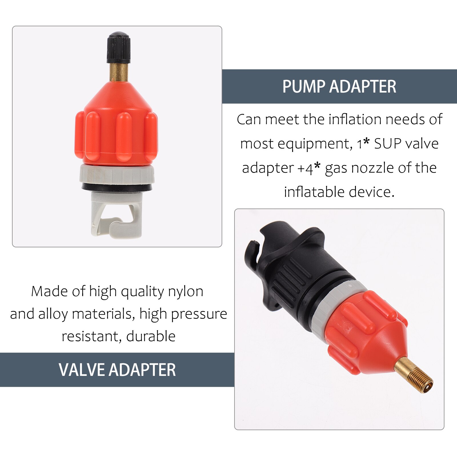 1 set of Adapter Air Pump Accessories Pump Adapter Air Pump Adapter for Boat