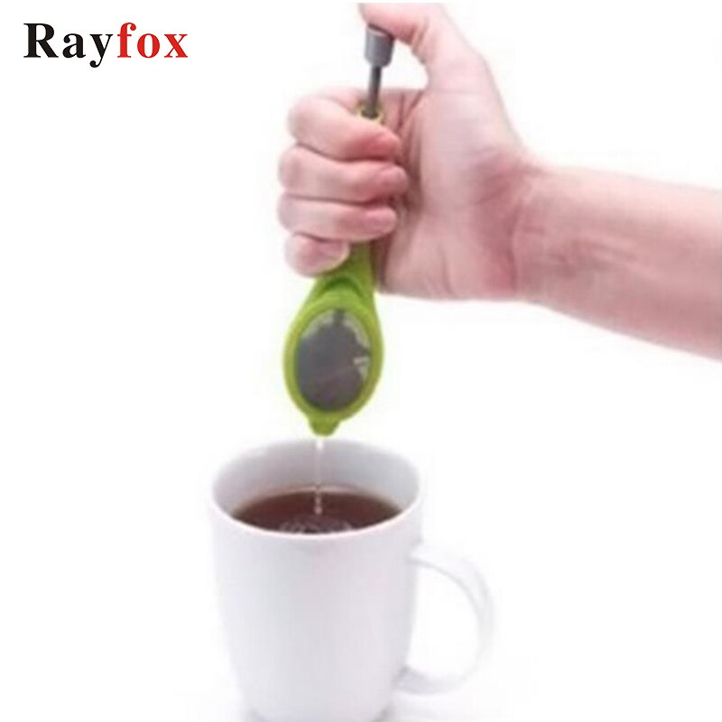 Total te infuser duppeditt innebygd stempel te sil måle virvel bratt røre trykk infusor de cha te å lage verktøy tepose: Grønn