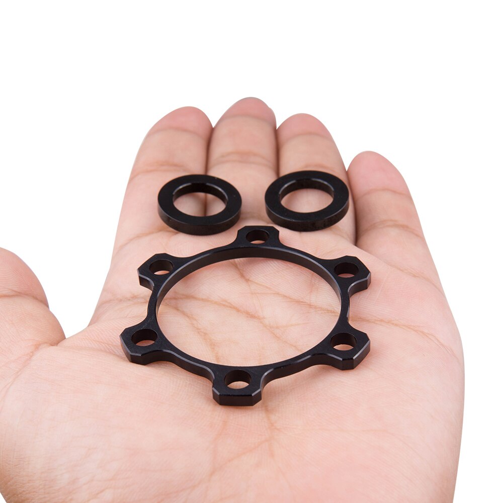 MTB Schub Hub Adapter Wandlung 100 x15 zu110x15 142x12 zu 148x1 2 110 148 Hub Abstandshalter Unterlegscheibe 6 bolzen Standard Thru Achse 15mm 12mm