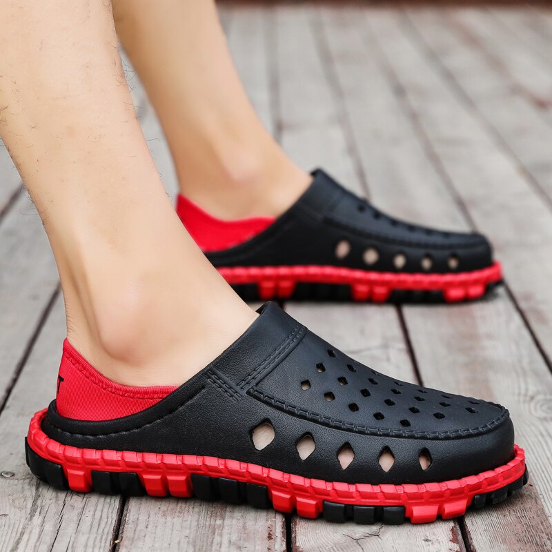 Zomer muiltjes klompen sandalen voor heren merk heren sandalen slippers strand sandalen heren gelei schoenen schoenen voor mannen