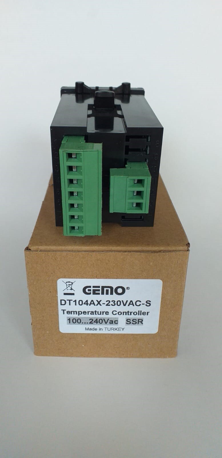 Dt104ax-230 støvsugere; gemo auto-tune pid digital temperaturregulator udgang: resistiv belastning, (valgfri ssr)