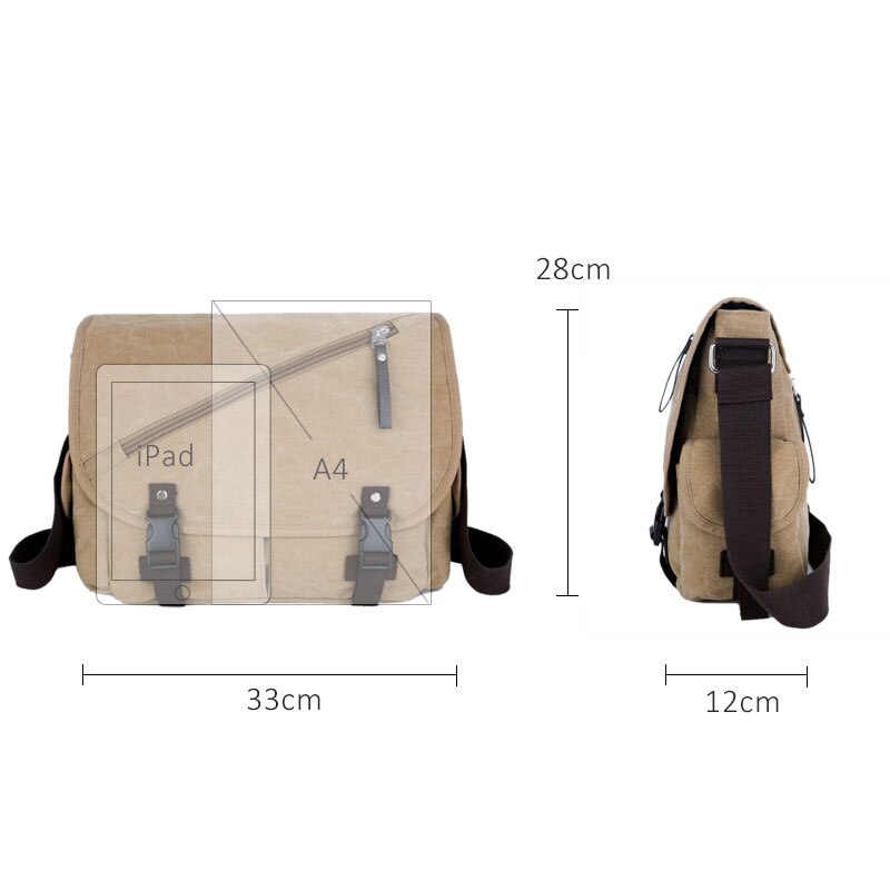Top Outdoor Professionele Canvas Sport Sporttas Messenger Reizen Crossbody Tassen Fitness Schoudertas