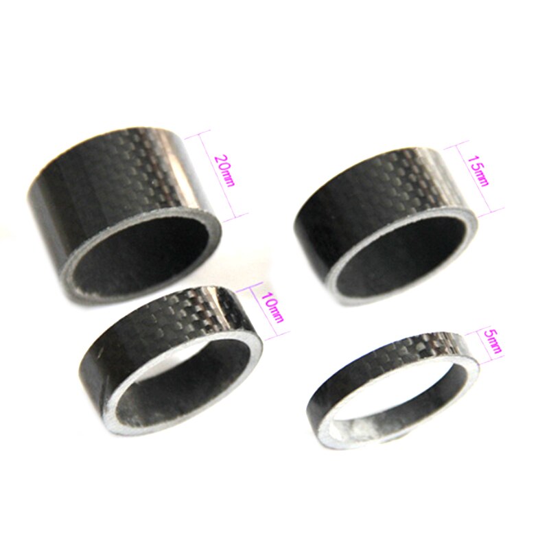 ! full carbon fiber bicycle carbon spacer hollow Ultra light headset parts cycling Washer Bike Stem Spacers Bicycle Headset