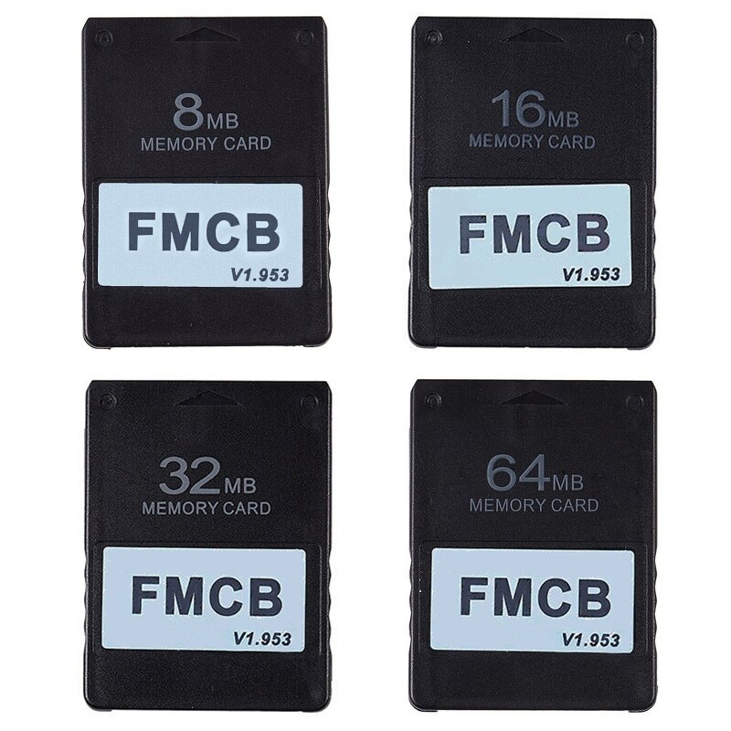 FMCB v1.953 Card Memory Card for PS2 Playstation 2 Free McBoot Card 8 16 32 64MB B95C